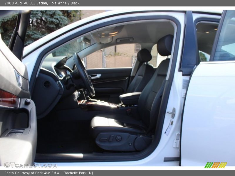Ibis White / Black 2008 Audi A6 3.2 Sedan