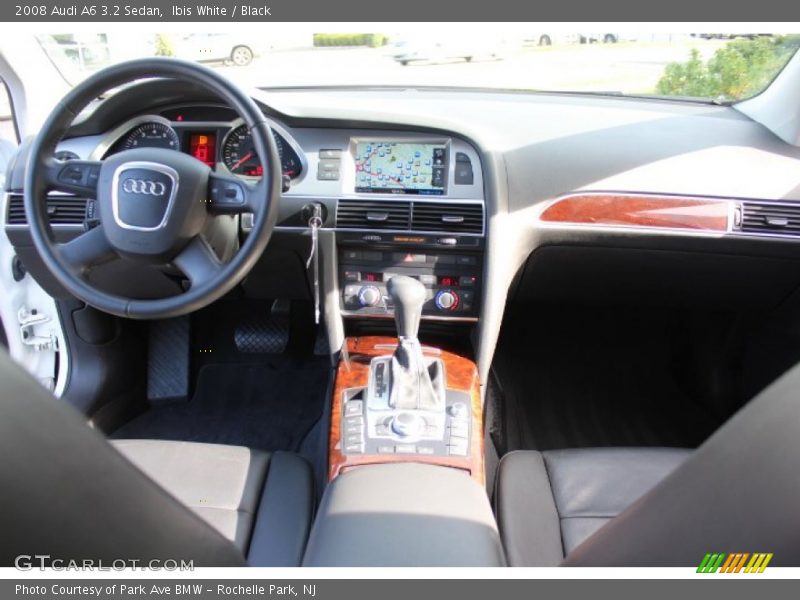 Ibis White / Black 2008 Audi A6 3.2 Sedan