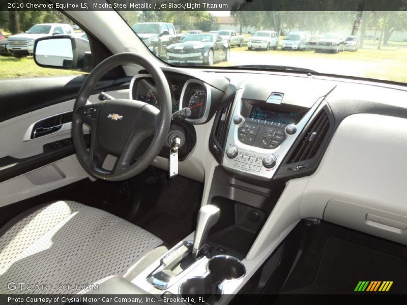 Mocha Steel Metallic / Jet Black/Light Titanium 2010 Chevrolet Equinox LS