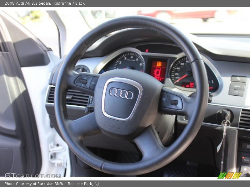 Ibis White / Black 2008 Audi A6 3.2 Sedan