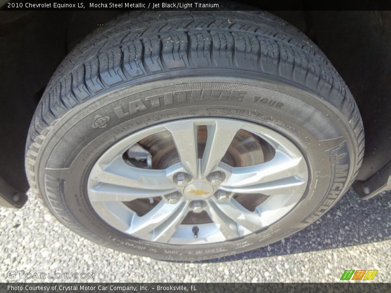 Mocha Steel Metallic / Jet Black/Light Titanium 2010 Chevrolet Equinox LS
