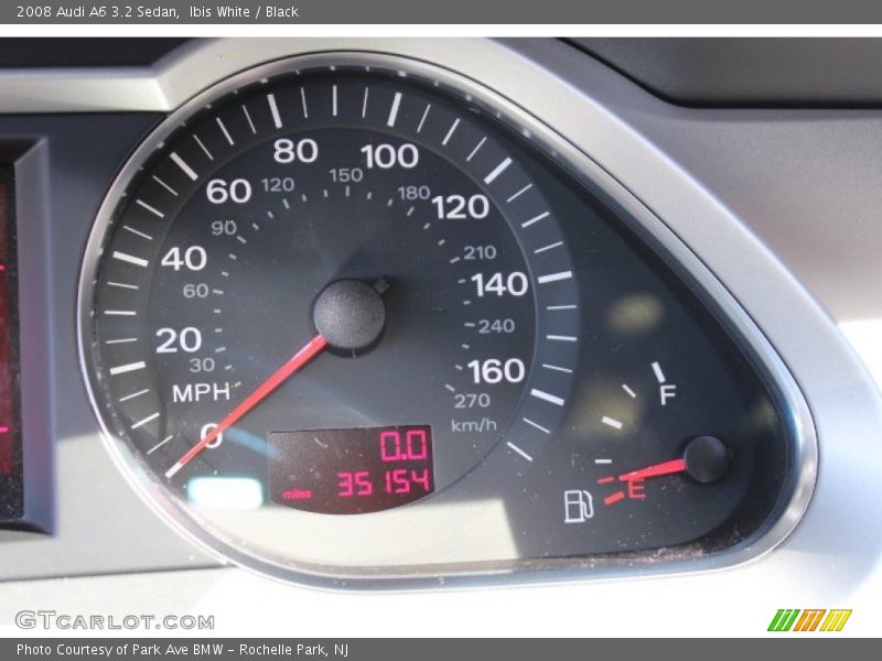 Ibis White / Black 2008 Audi A6 3.2 Sedan