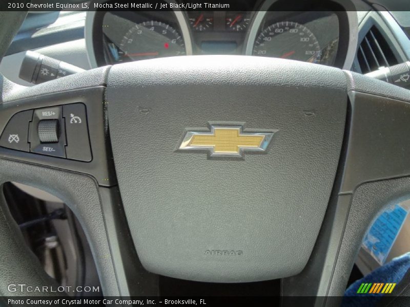 Mocha Steel Metallic / Jet Black/Light Titanium 2010 Chevrolet Equinox LS