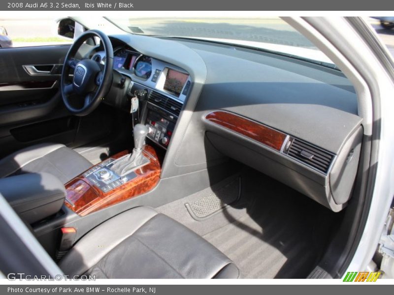 Ibis White / Black 2008 Audi A6 3.2 Sedan
