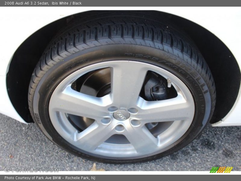 Ibis White / Black 2008 Audi A6 3.2 Sedan