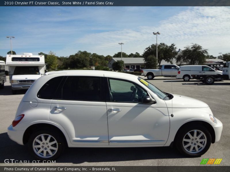 Stone White / Pastel Slate Gray 2010 Chrysler PT Cruiser Classic