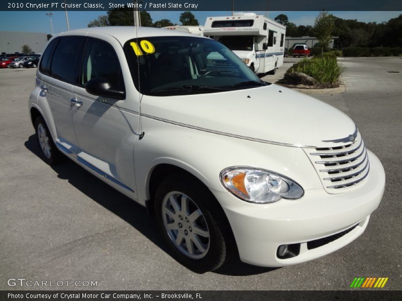 Stone White / Pastel Slate Gray 2010 Chrysler PT Cruiser Classic