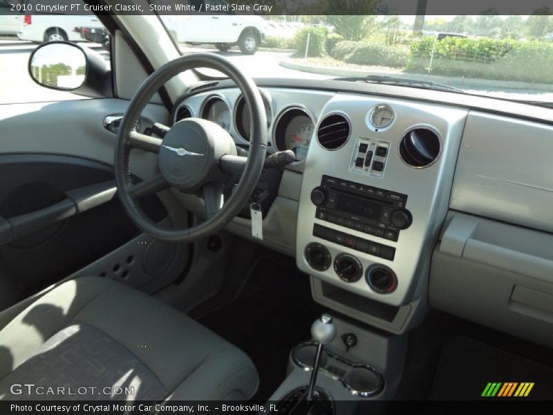 Stone White / Pastel Slate Gray 2010 Chrysler PT Cruiser Classic