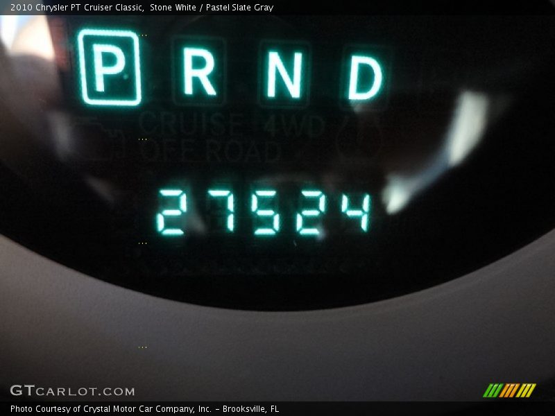 Stone White / Pastel Slate Gray 2010 Chrysler PT Cruiser Classic