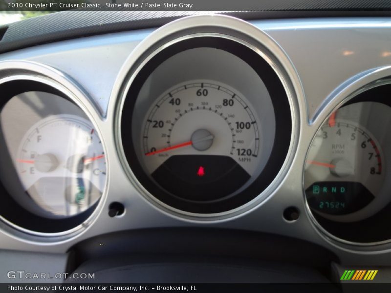 Stone White / Pastel Slate Gray 2010 Chrysler PT Cruiser Classic