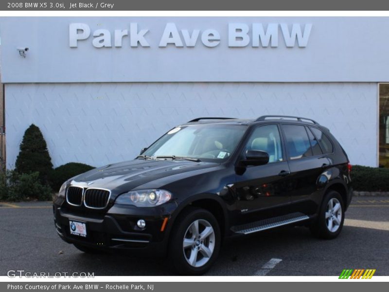 Jet Black / Grey 2008 BMW X5 3.0si