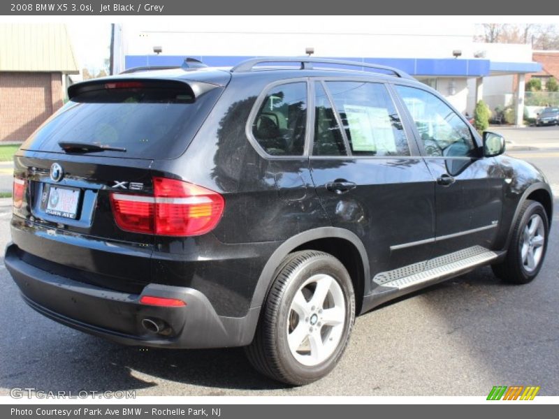 Jet Black / Grey 2008 BMW X5 3.0si