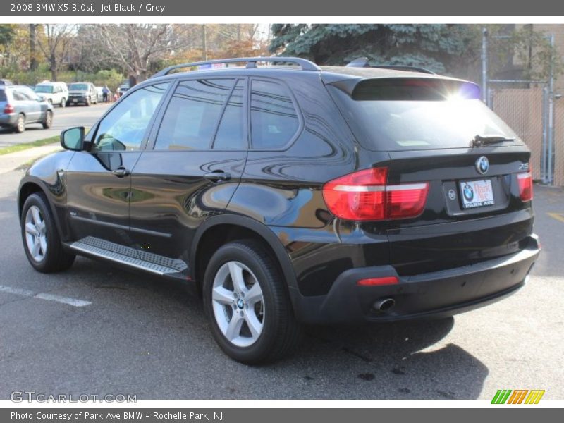 Jet Black / Grey 2008 BMW X5 3.0si