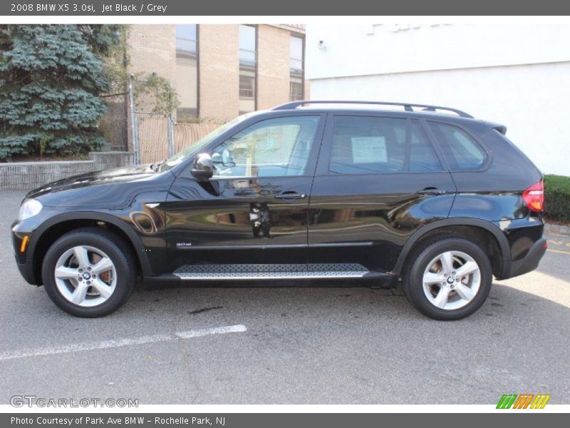 Jet Black / Grey 2008 BMW X5 3.0si