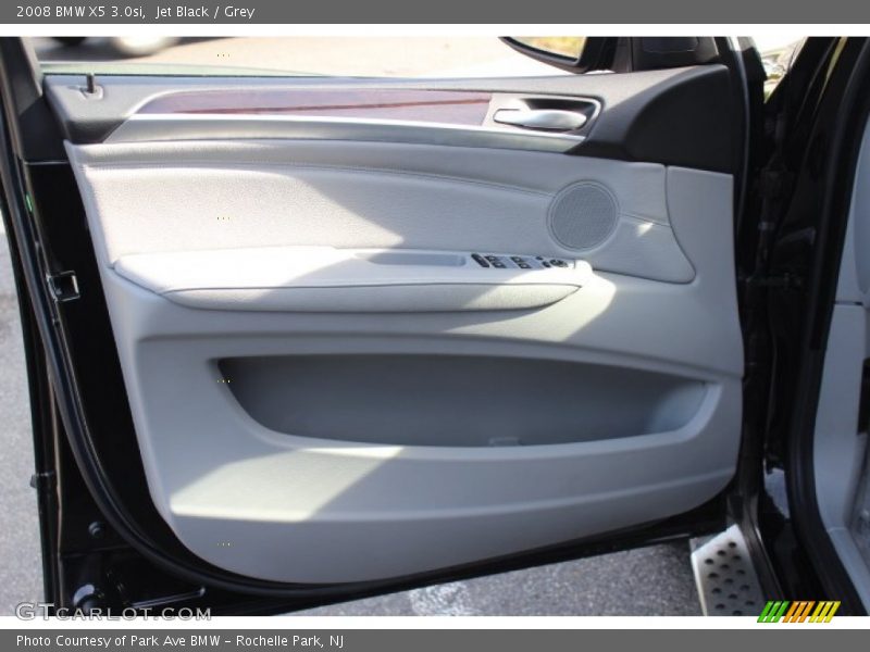 Jet Black / Grey 2008 BMW X5 3.0si