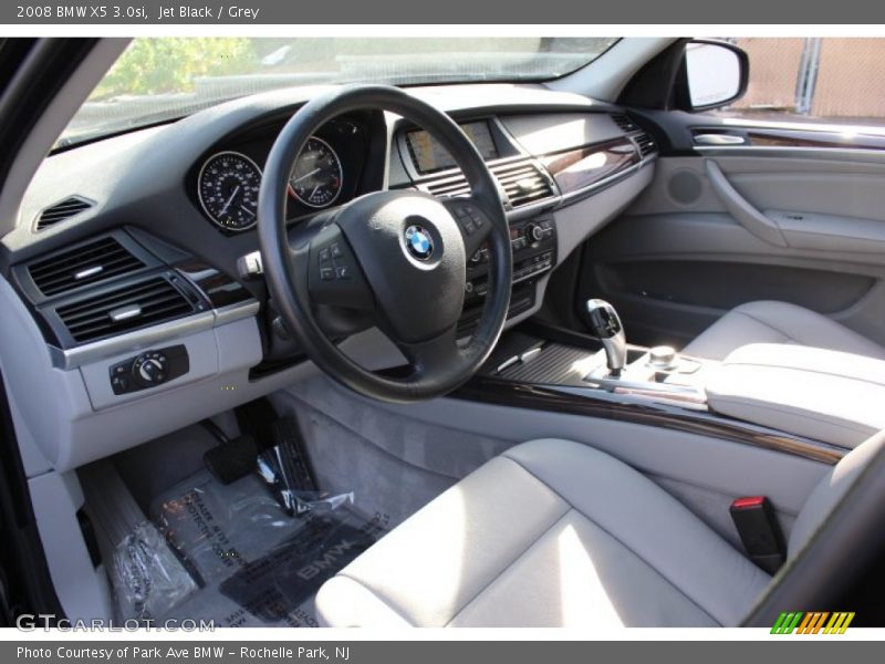 Jet Black / Grey 2008 BMW X5 3.0si