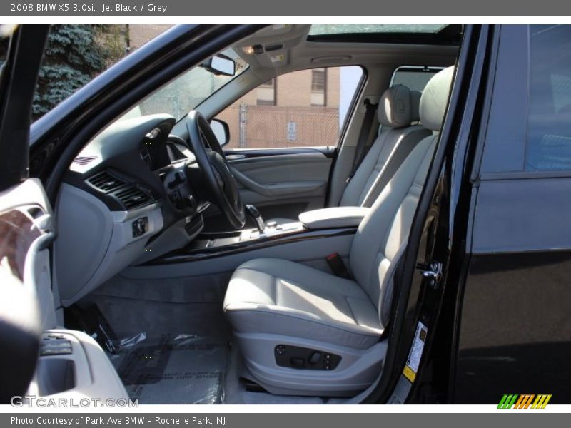 Jet Black / Grey 2008 BMW X5 3.0si