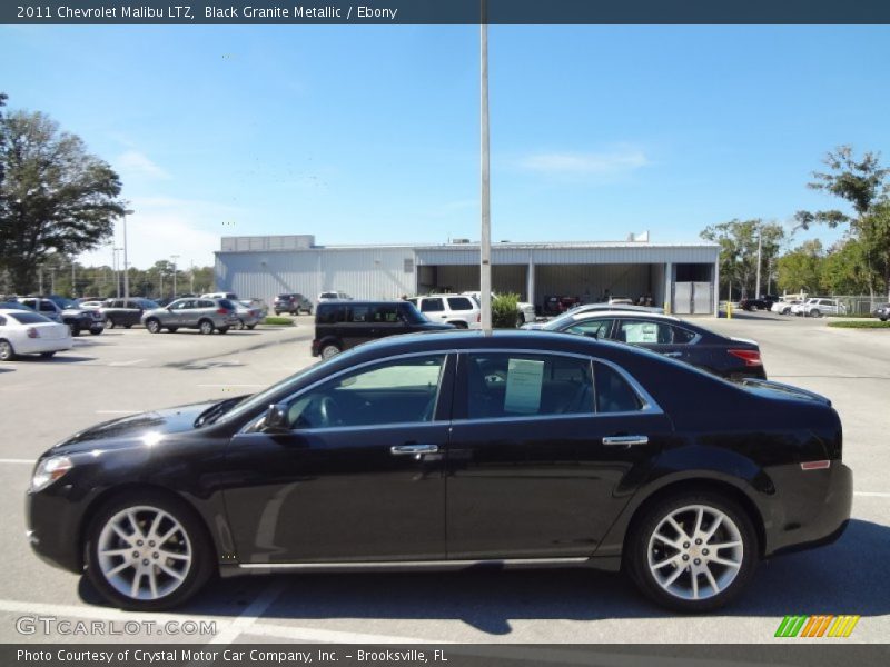 Black Granite Metallic / Ebony 2011 Chevrolet Malibu LTZ