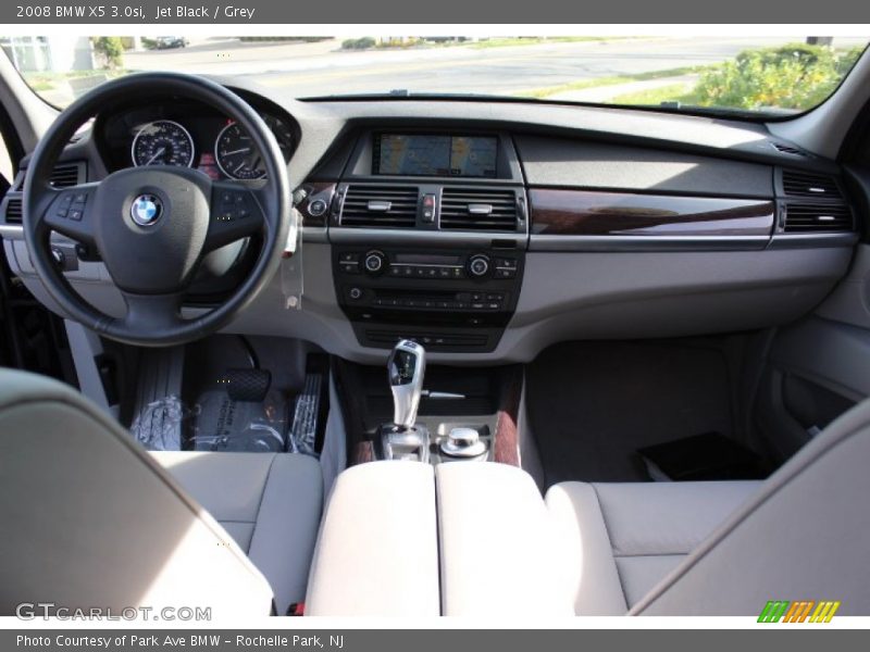 Jet Black / Grey 2008 BMW X5 3.0si