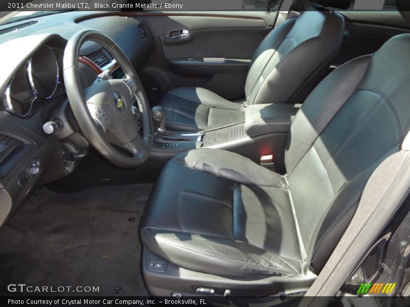 Black Granite Metallic / Ebony 2011 Chevrolet Malibu LTZ