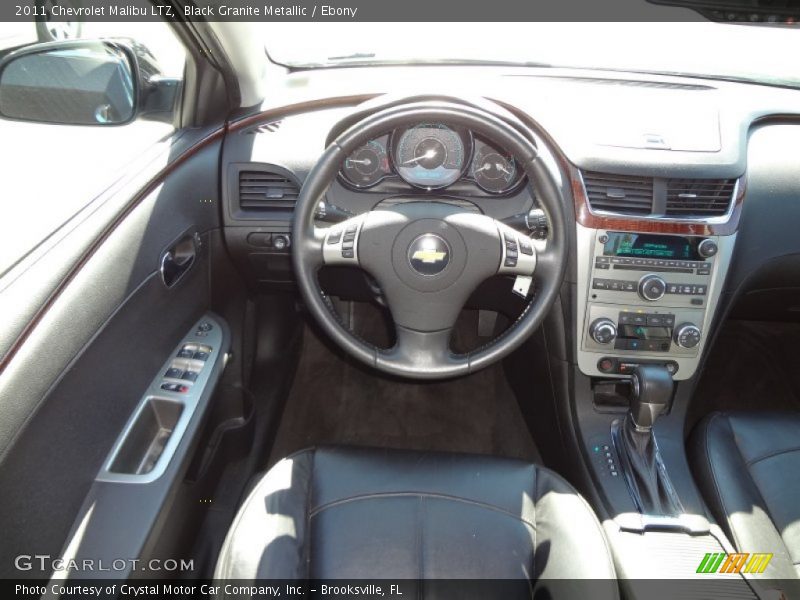 Black Granite Metallic / Ebony 2011 Chevrolet Malibu LTZ