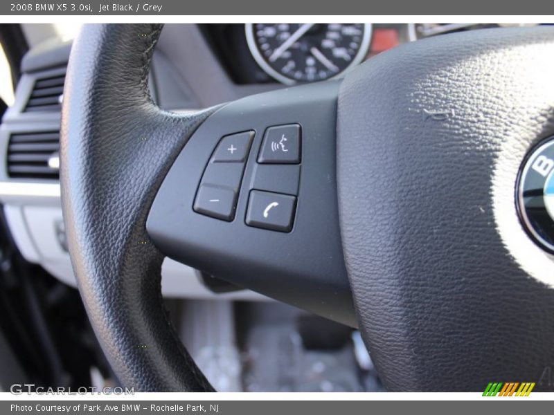 Jet Black / Grey 2008 BMW X5 3.0si