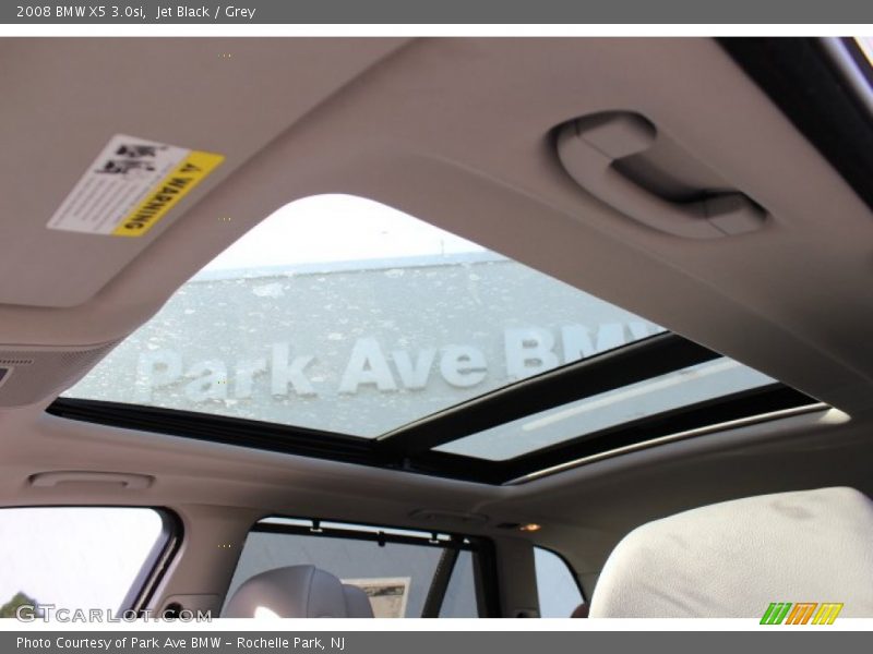 Jet Black / Grey 2008 BMW X5 3.0si