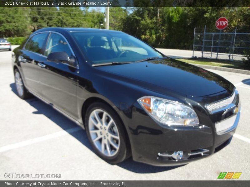 Black Granite Metallic / Ebony 2011 Chevrolet Malibu LTZ