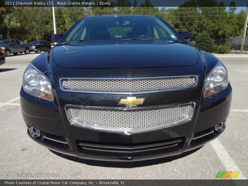 Black Granite Metallic / Ebony 2011 Chevrolet Malibu LTZ