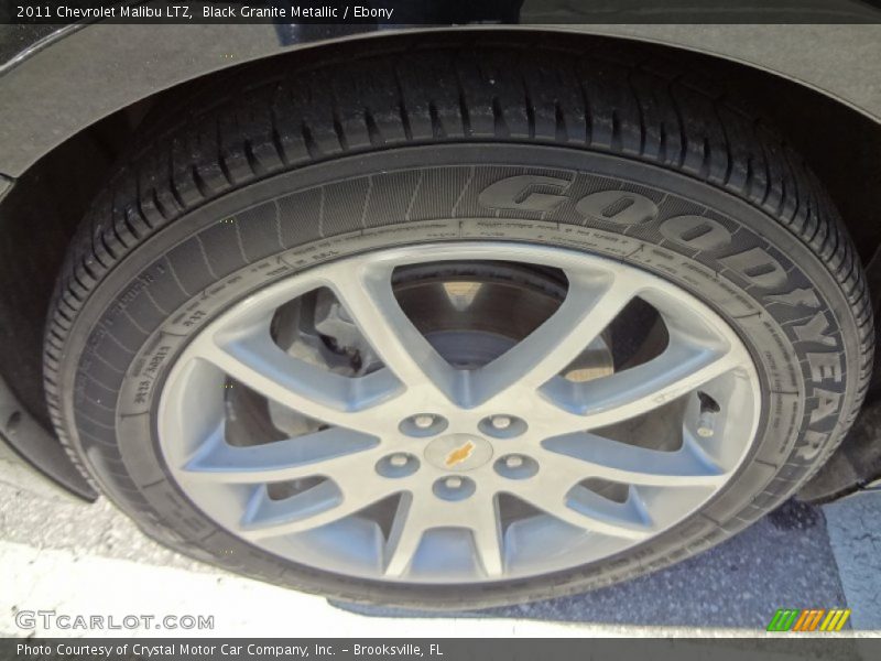 Black Granite Metallic / Ebony 2011 Chevrolet Malibu LTZ