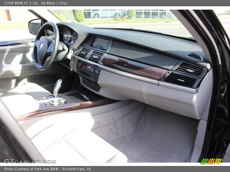 Jet Black / Grey 2008 BMW X5 3.0si