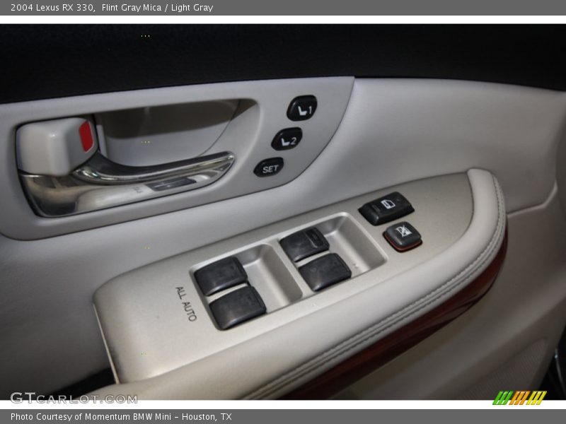 Flint Gray Mica / Light Gray 2004 Lexus RX 330