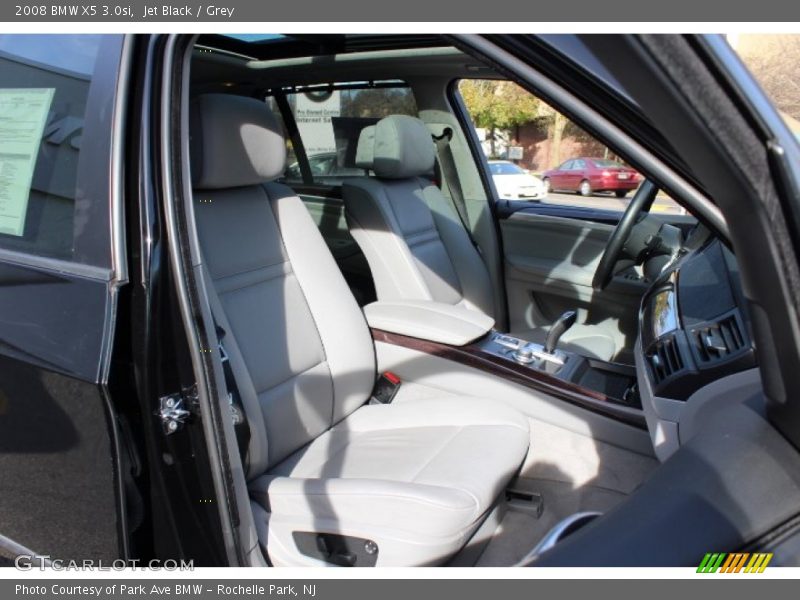 Jet Black / Grey 2008 BMW X5 3.0si