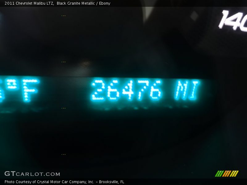 Black Granite Metallic / Ebony 2011 Chevrolet Malibu LTZ