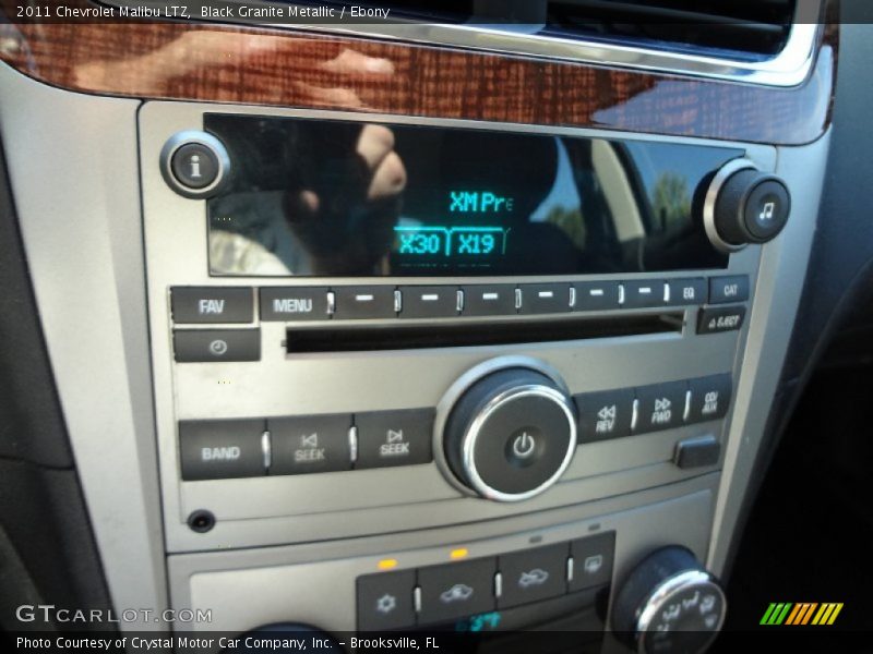 Black Granite Metallic / Ebony 2011 Chevrolet Malibu LTZ
