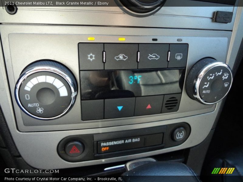 Black Granite Metallic / Ebony 2011 Chevrolet Malibu LTZ