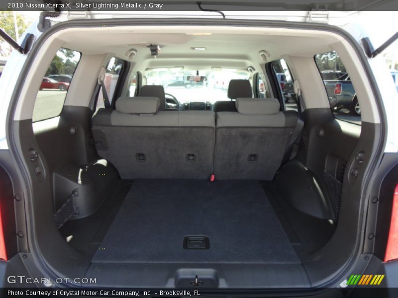 Silver Lightning Metallic / Gray 2010 Nissan Xterra X