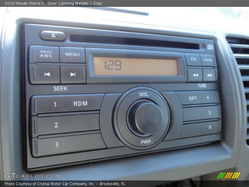 Silver Lightning Metallic / Gray 2010 Nissan Xterra X