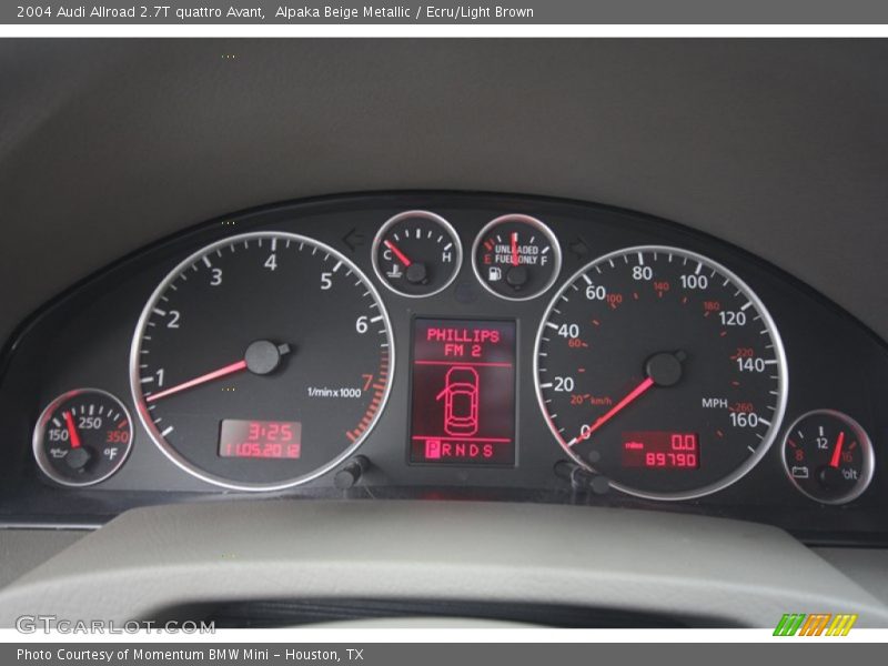 Alpaka Beige Metallic / Ecru/Light Brown 2004 Audi Allroad 2.7T quattro Avant