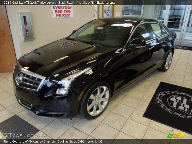 Black Raven / Jet Black/Jet Black Accents 2013 Cadillac ATS 2.0L Turbo Luxury