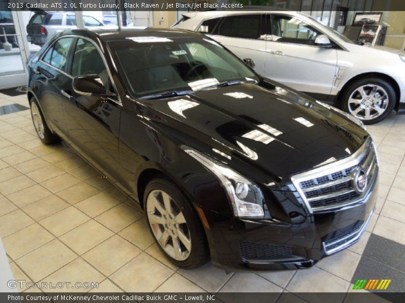 Black Raven / Jet Black/Jet Black Accents 2013 Cadillac ATS 2.0L Turbo Luxury