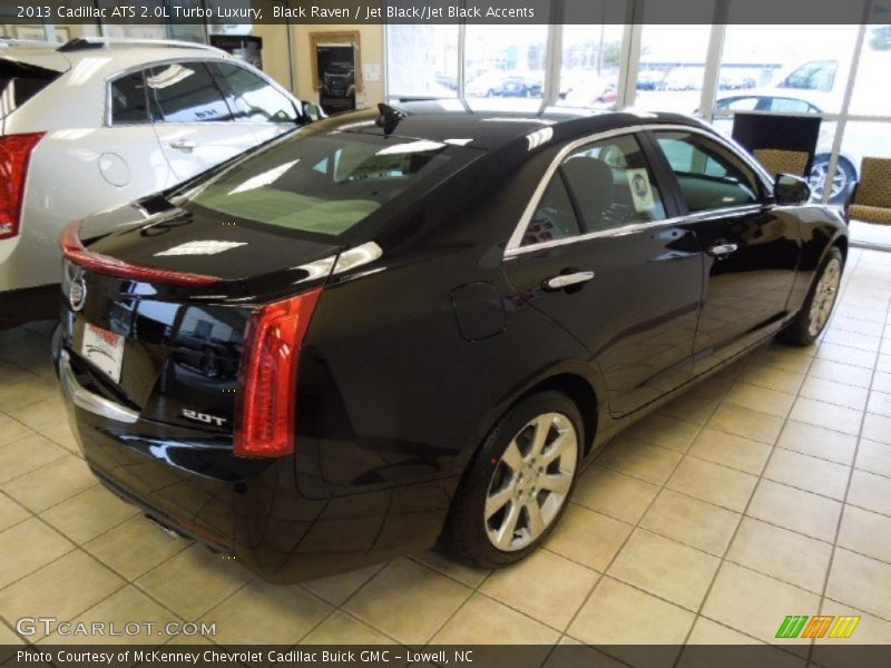 Black Raven / Jet Black/Jet Black Accents 2013 Cadillac ATS 2.0L Turbo Luxury