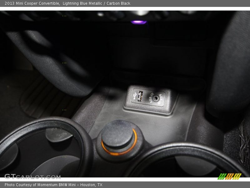 Lightning Blue Metallic / Carbon Black 2013 Mini Cooper Convertible