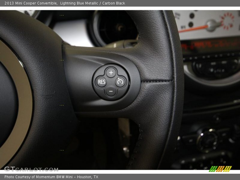 Lightning Blue Metallic / Carbon Black 2013 Mini Cooper Convertible