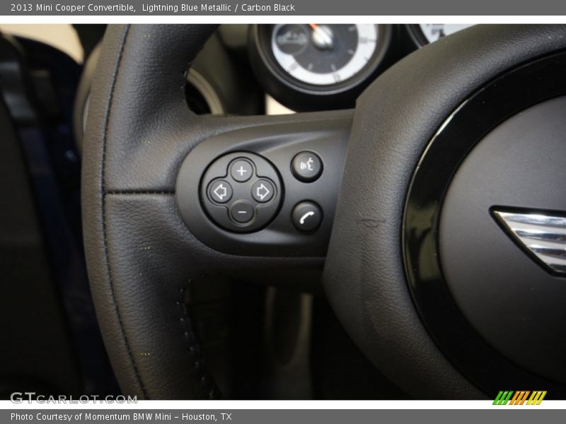 Lightning Blue Metallic / Carbon Black 2013 Mini Cooper Convertible