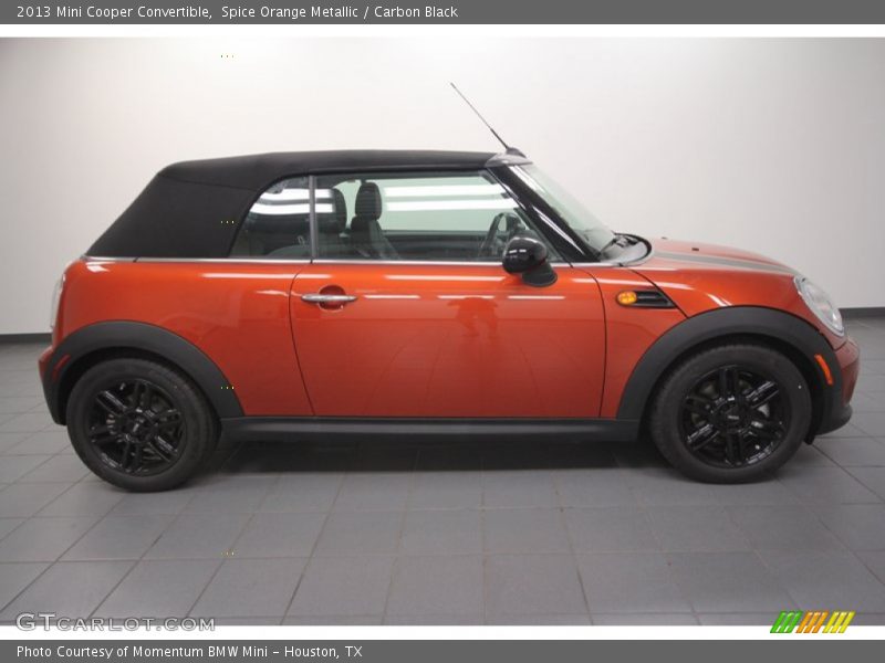 Spice Orange Metallic / Carbon Black 2013 Mini Cooper Convertible