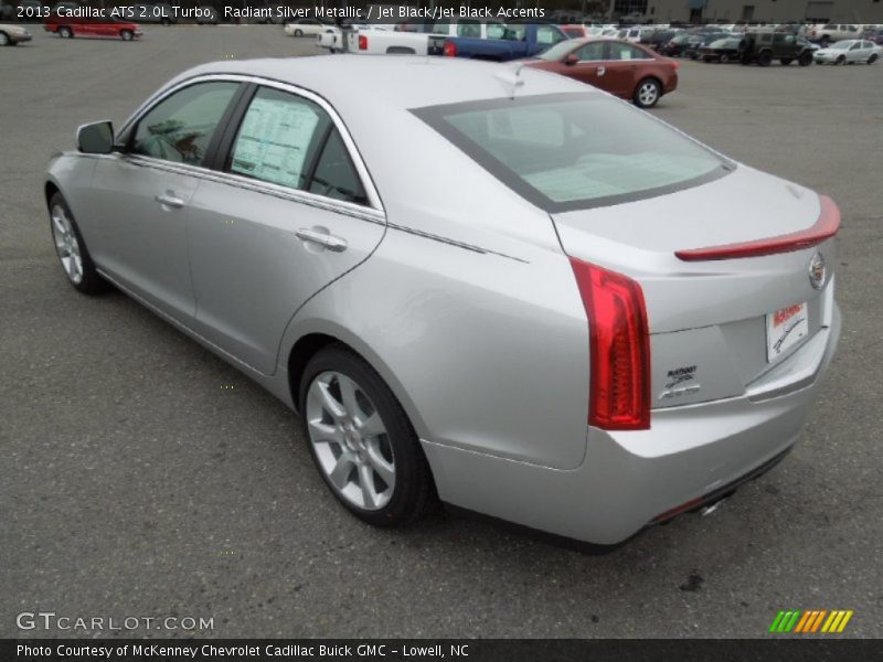 Radiant Silver Metallic / Jet Black/Jet Black Accents 2013 Cadillac ATS 2.0L Turbo