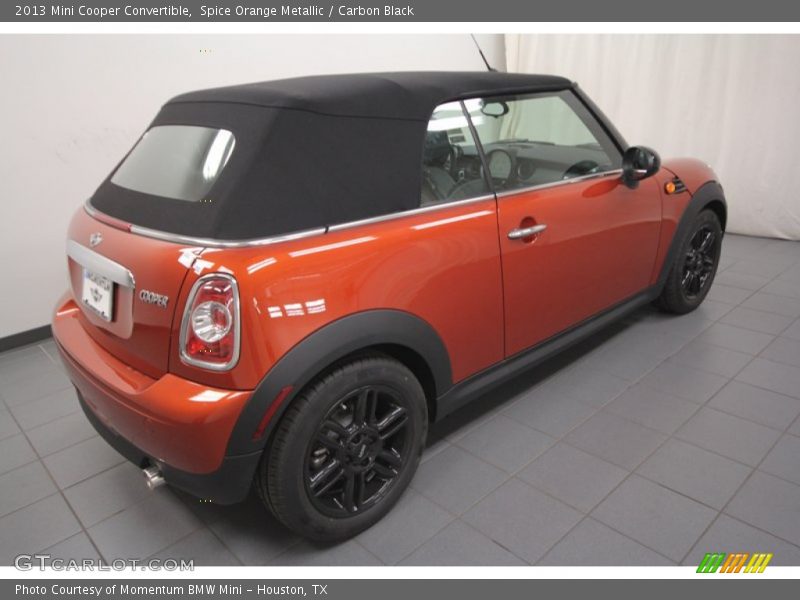 Spice Orange Metallic / Carbon Black 2013 Mini Cooper Convertible