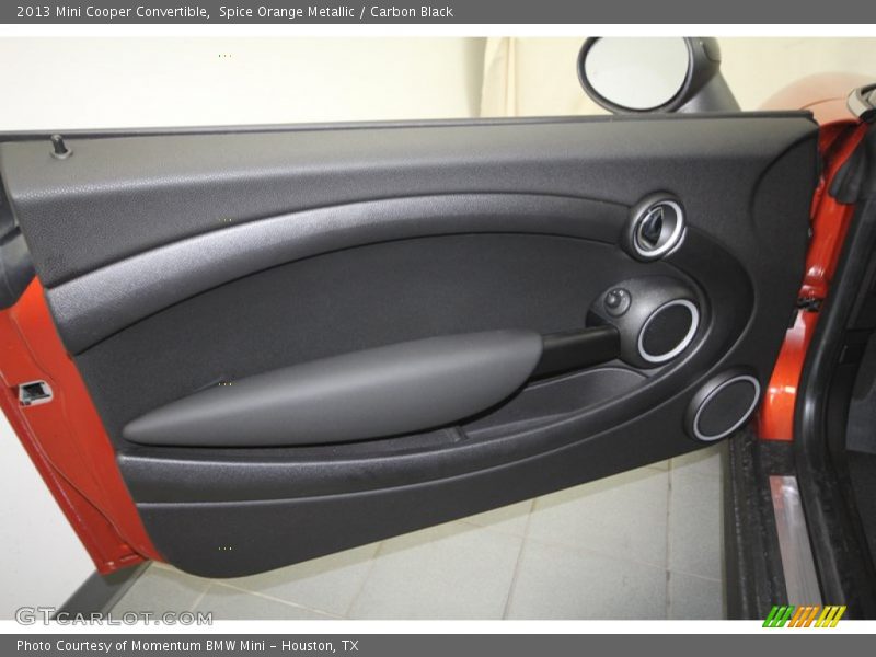 Spice Orange Metallic / Carbon Black 2013 Mini Cooper Convertible