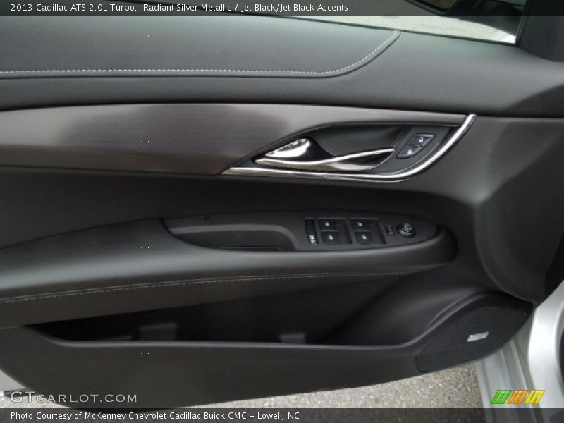 Radiant Silver Metallic / Jet Black/Jet Black Accents 2013 Cadillac ATS 2.0L Turbo